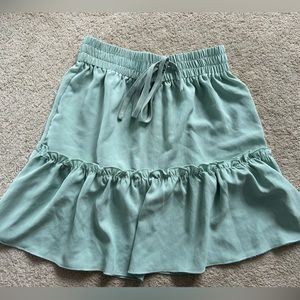 Shein green skirt